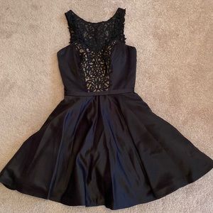 Black Semi-Formal Dress for Teens